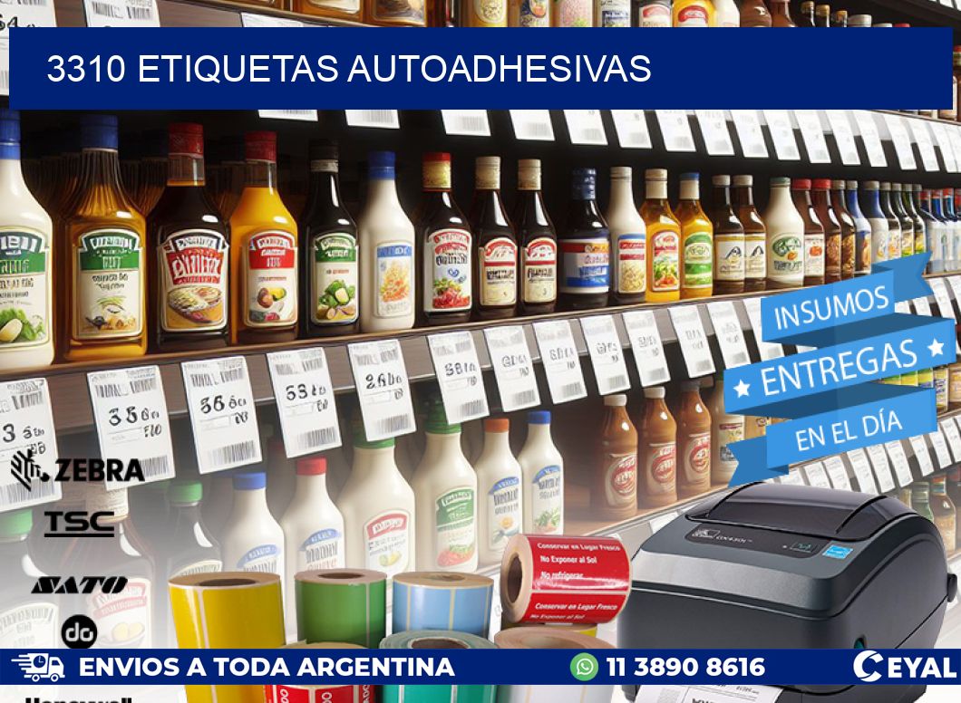3310 ETIQUETAS AUTOADHESIVAS