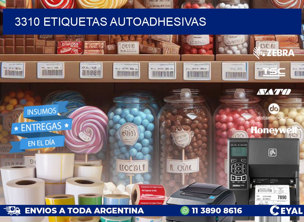 3310 ETIQUETAS AUTOADHESIVAS