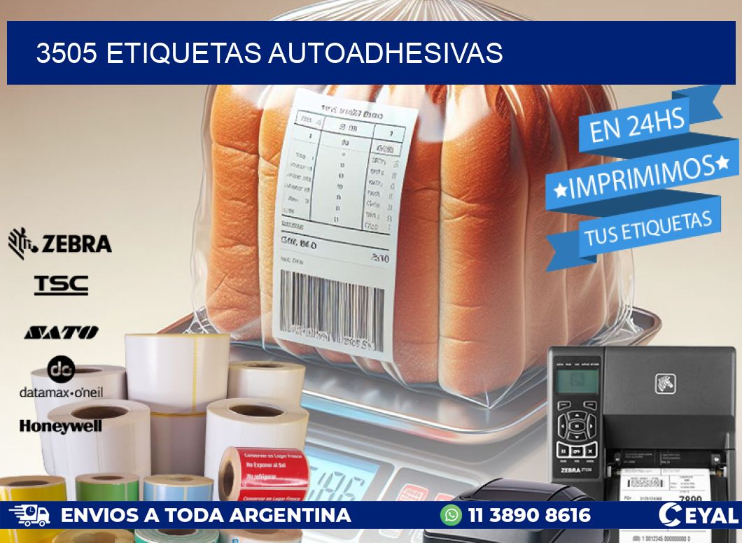 3505 ETIQUETAS AUTOADHESIVAS