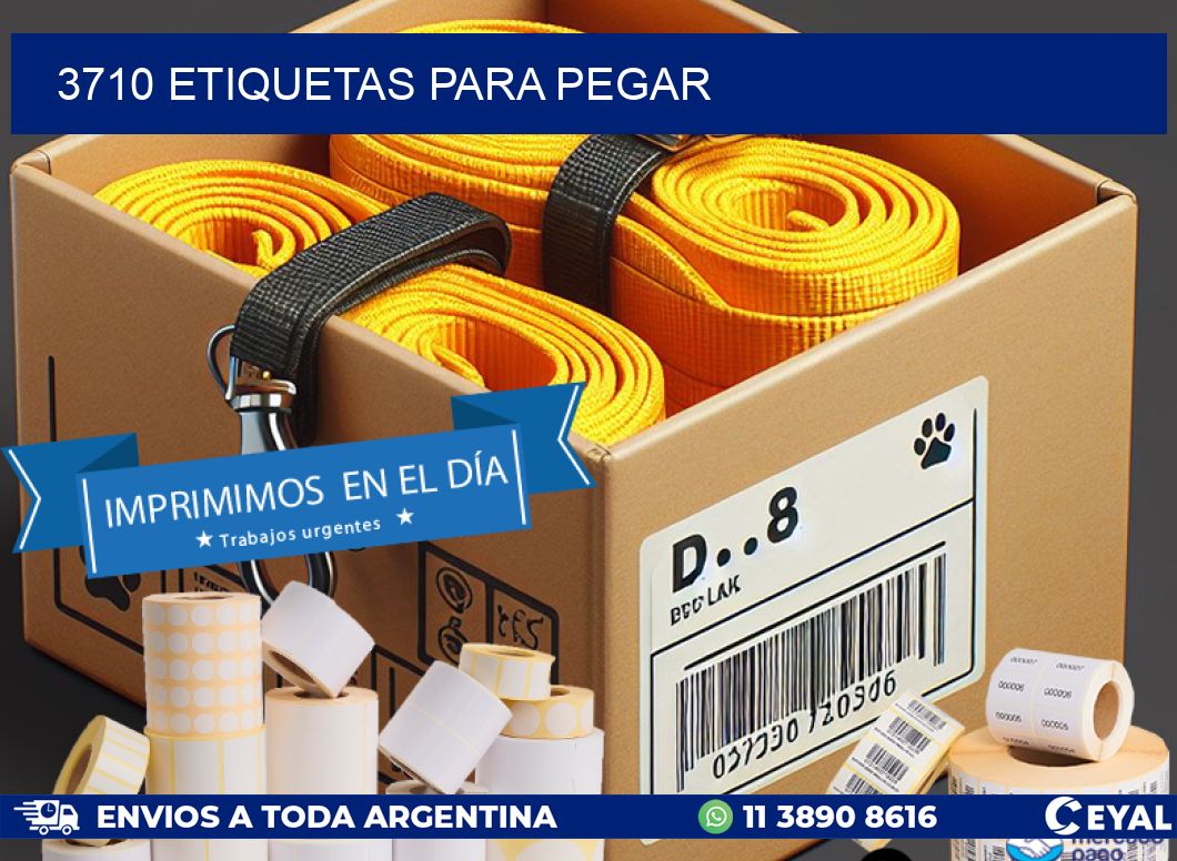 3710 ETIQUETAS PARA PEGAR