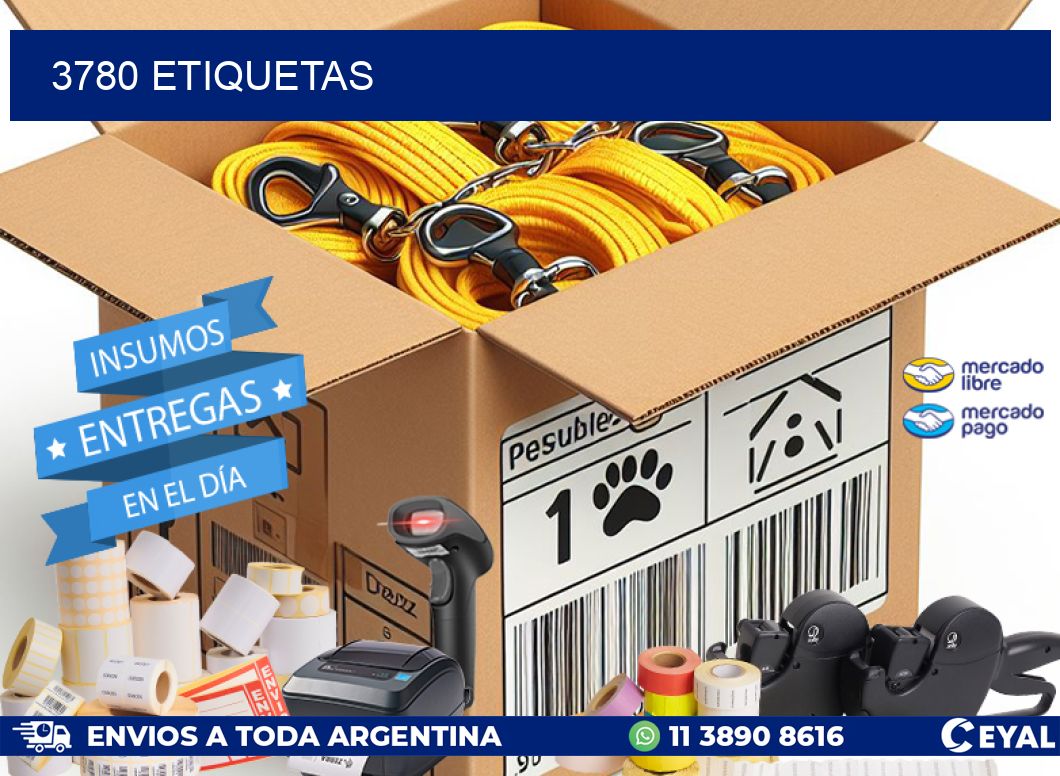 3780 ETIQUETAS