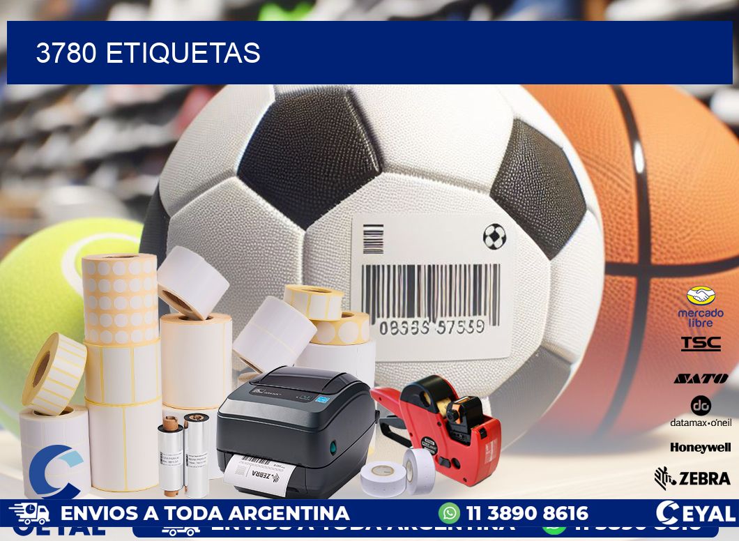 3780 ETIQUETAS