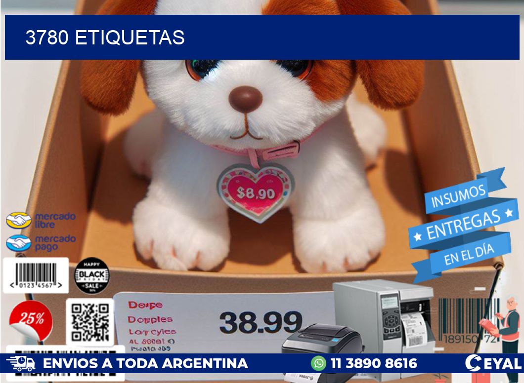 3780 ETIQUETAS