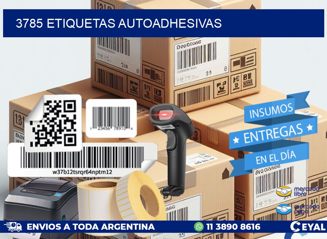 3785 ETIQUETAS AUTOADHESIVAS