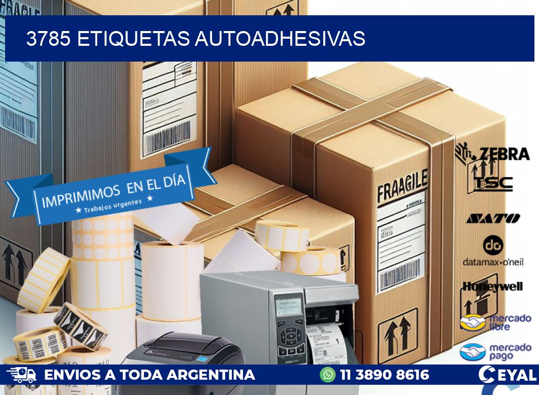 3785 ETIQUETAS AUTOADHESIVAS