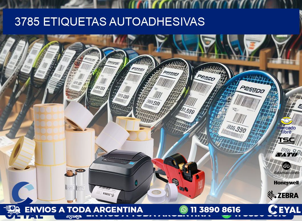 3785 ETIQUETAS AUTOADHESIVAS