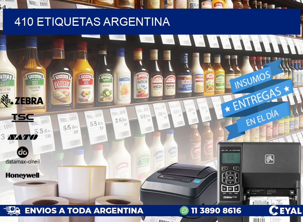 410 ETIQUETAS ARGENTINA