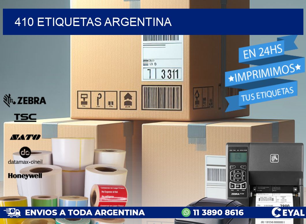 410 ETIQUETAS ARGENTINA