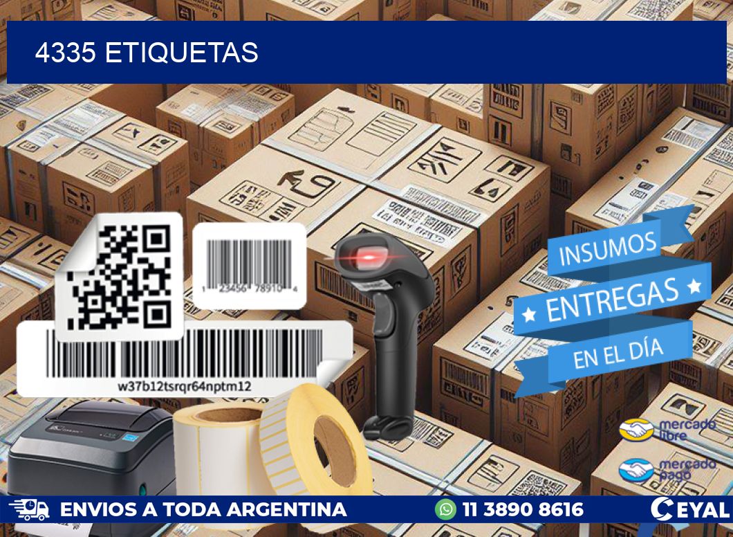 4335 ETIQUETAS