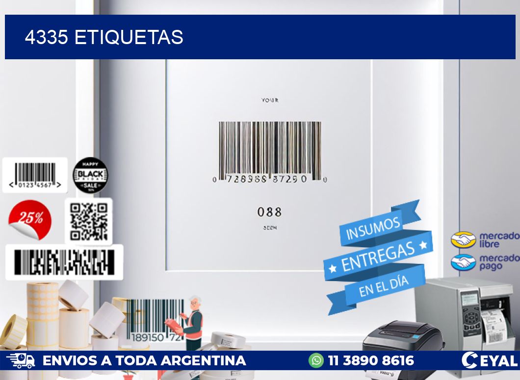 4335 ETIQUETAS
