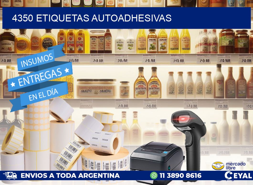 4350 ETIQUETAS AUTOADHESIVAS