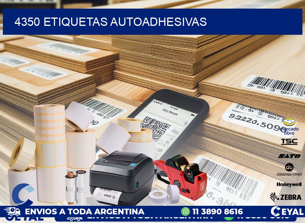 4350 ETIQUETAS AUTOADHESIVAS