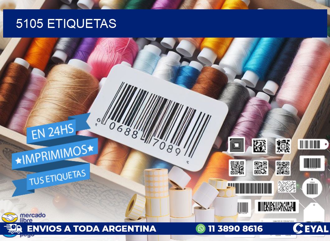 5105 ETIQUETAS
