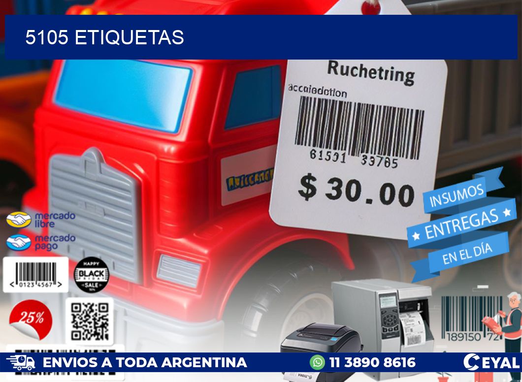 5105 ETIQUETAS