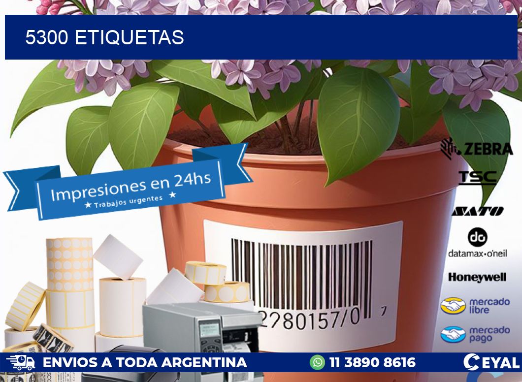 5300 ETIQUETAS