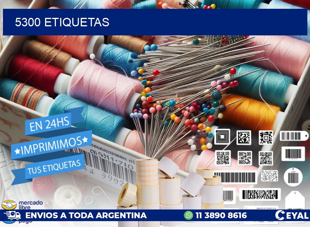 5300 ETIQUETAS