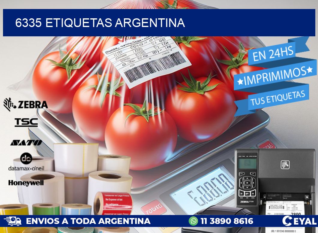 6335 ETIQUETAS ARGENTINA