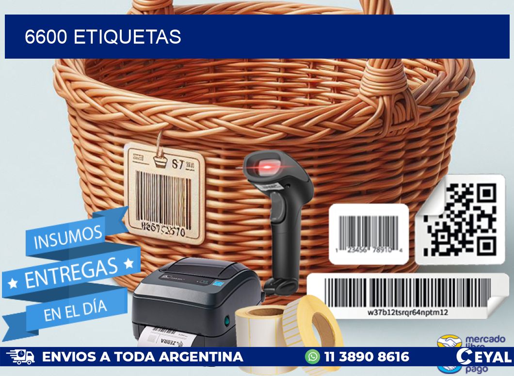 6600 ETIQUETAS