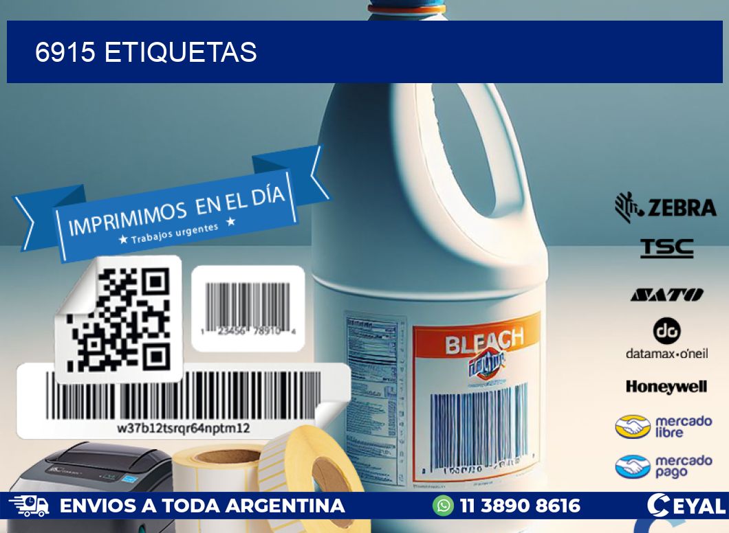 6915 ETIQUETAS