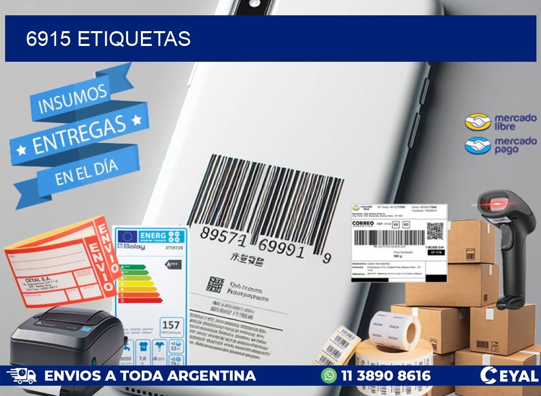 6915 ETIQUETAS