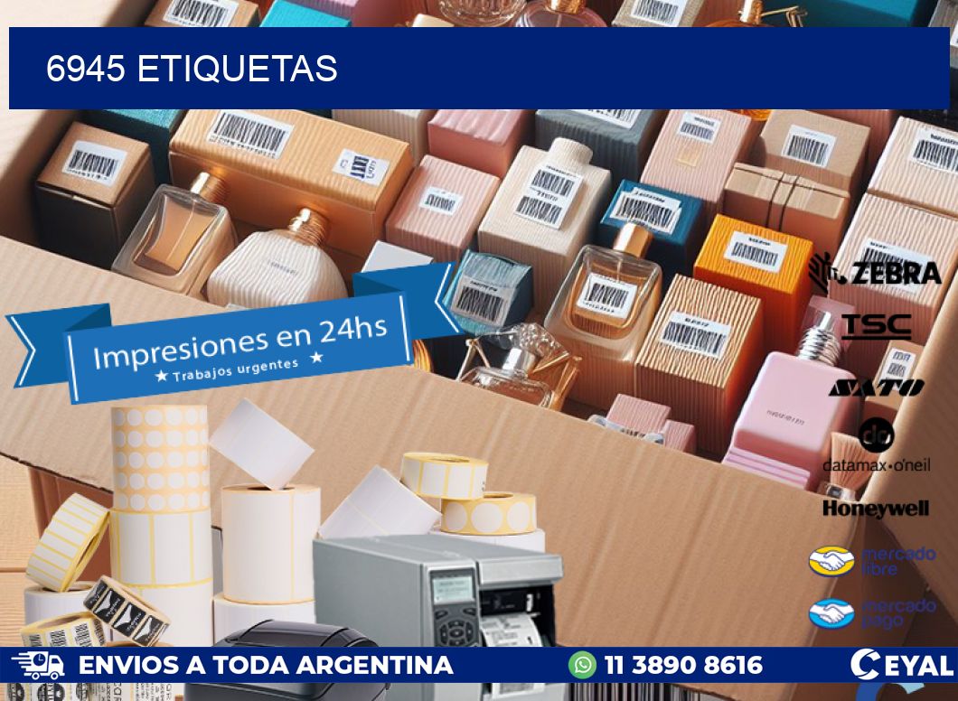 6945 ETIQUETAS