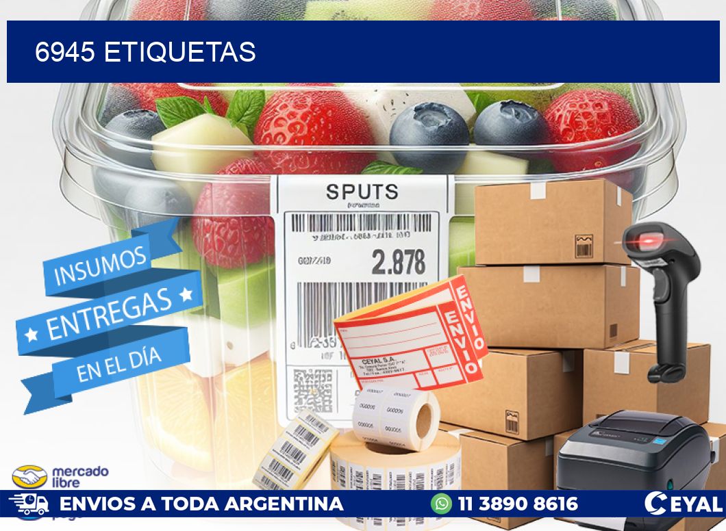 6945 ETIQUETAS
