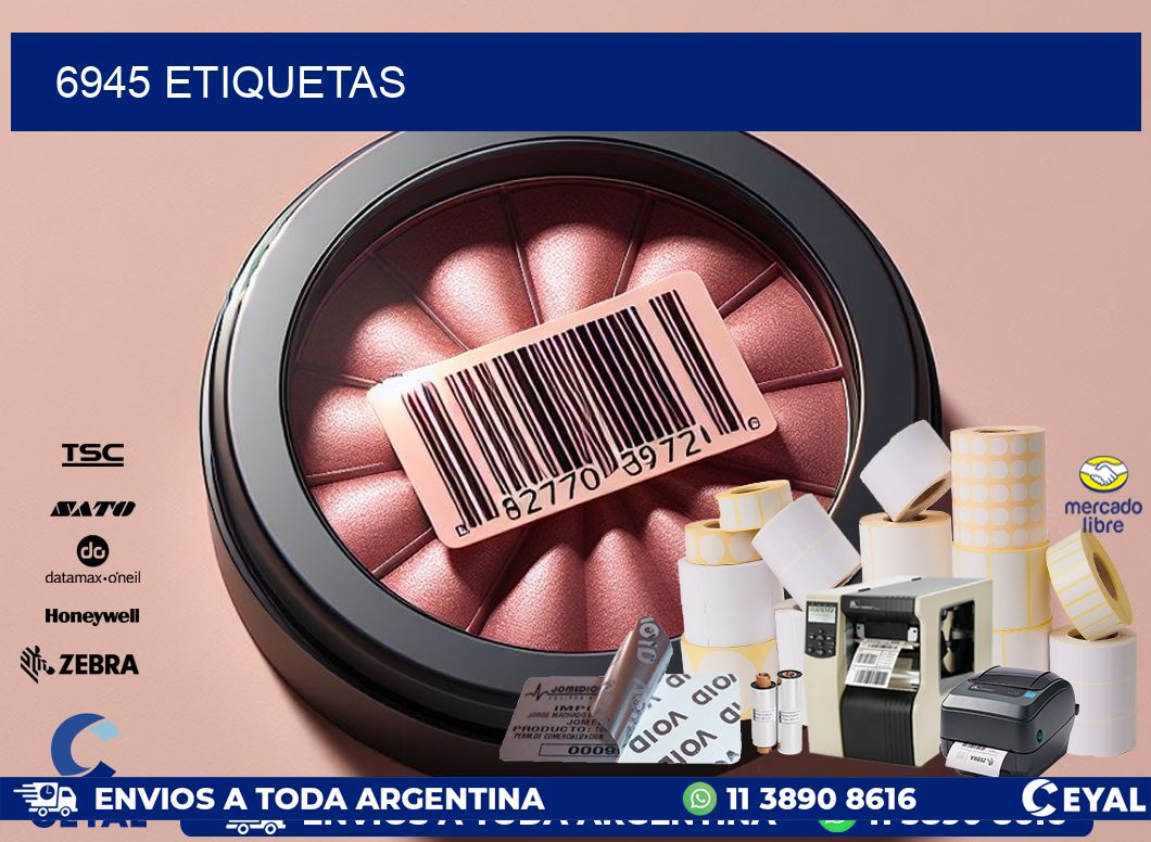 6945 ETIQUETAS