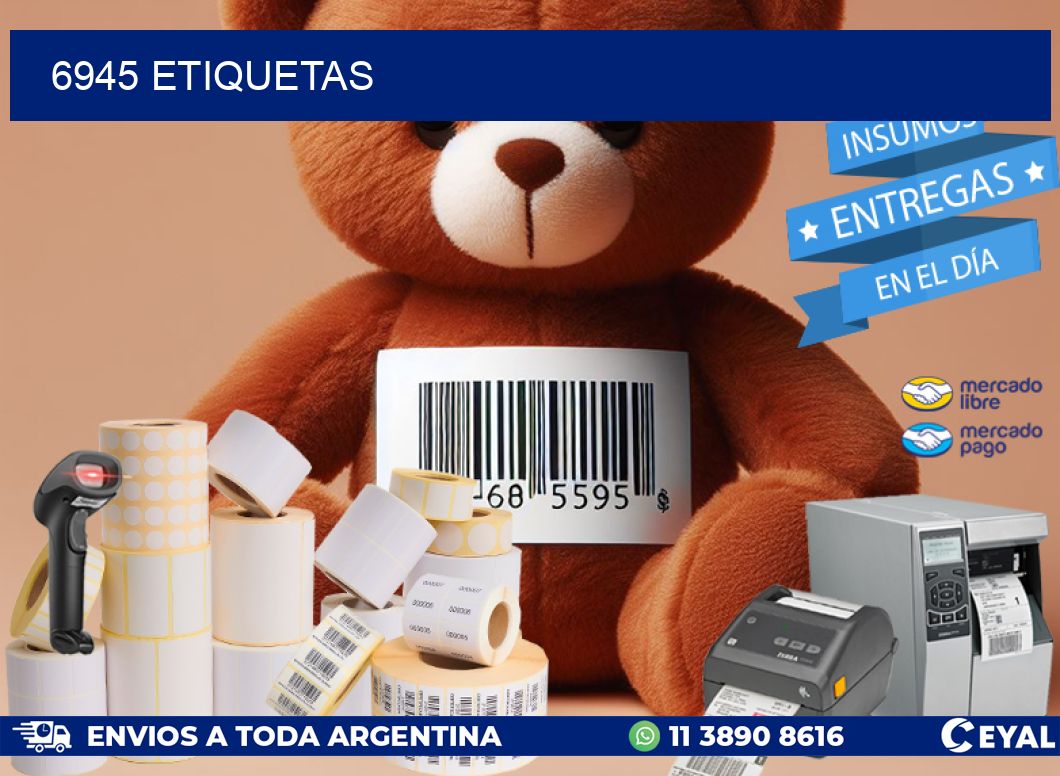 6945 ETIQUETAS