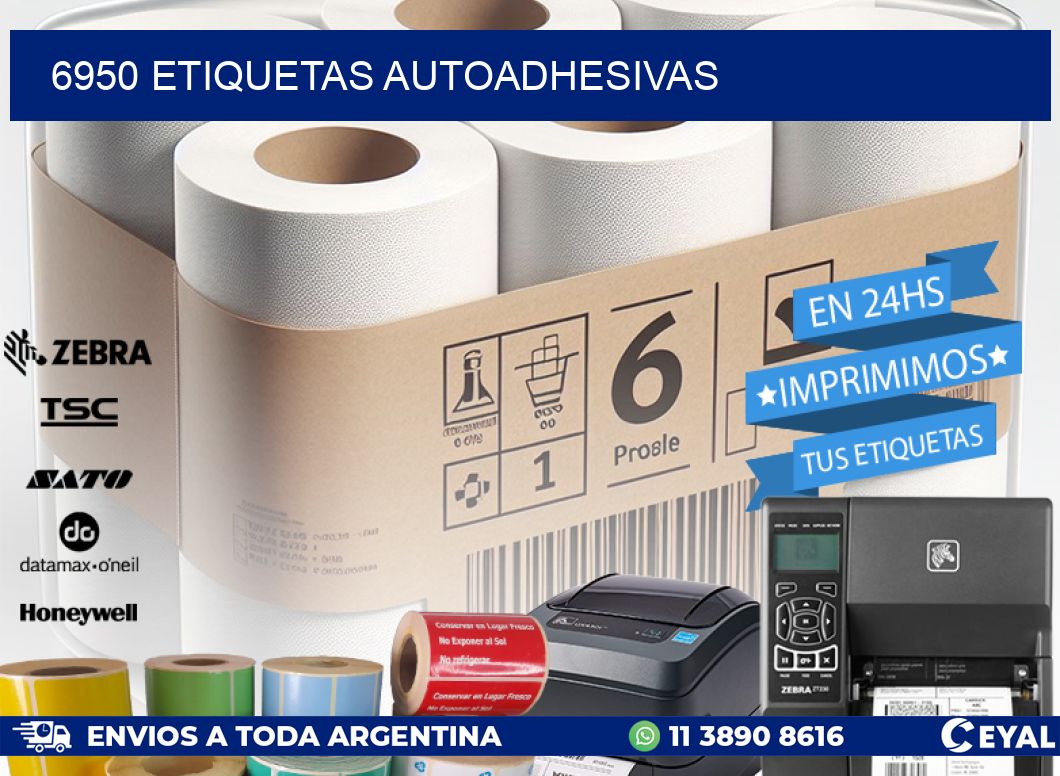 6950 ETIQUETAS AUTOADHESIVAS