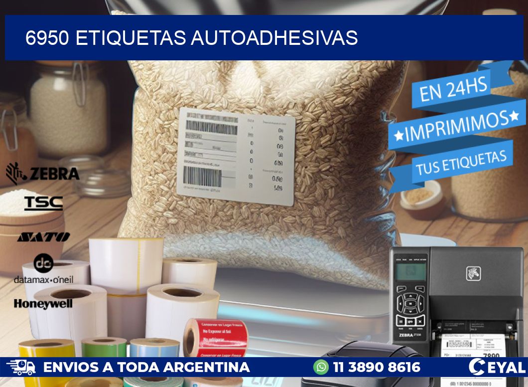 6950 ETIQUETAS AUTOADHESIVAS