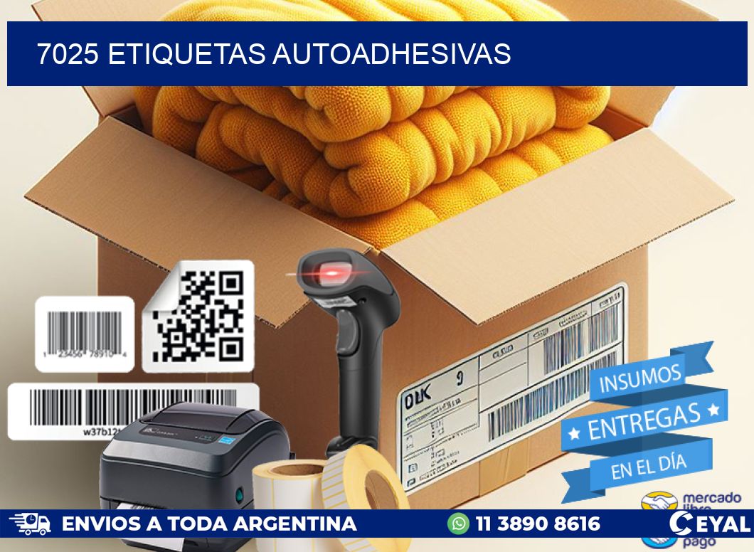 7025 ETIQUETAS AUTOADHESIVAS
