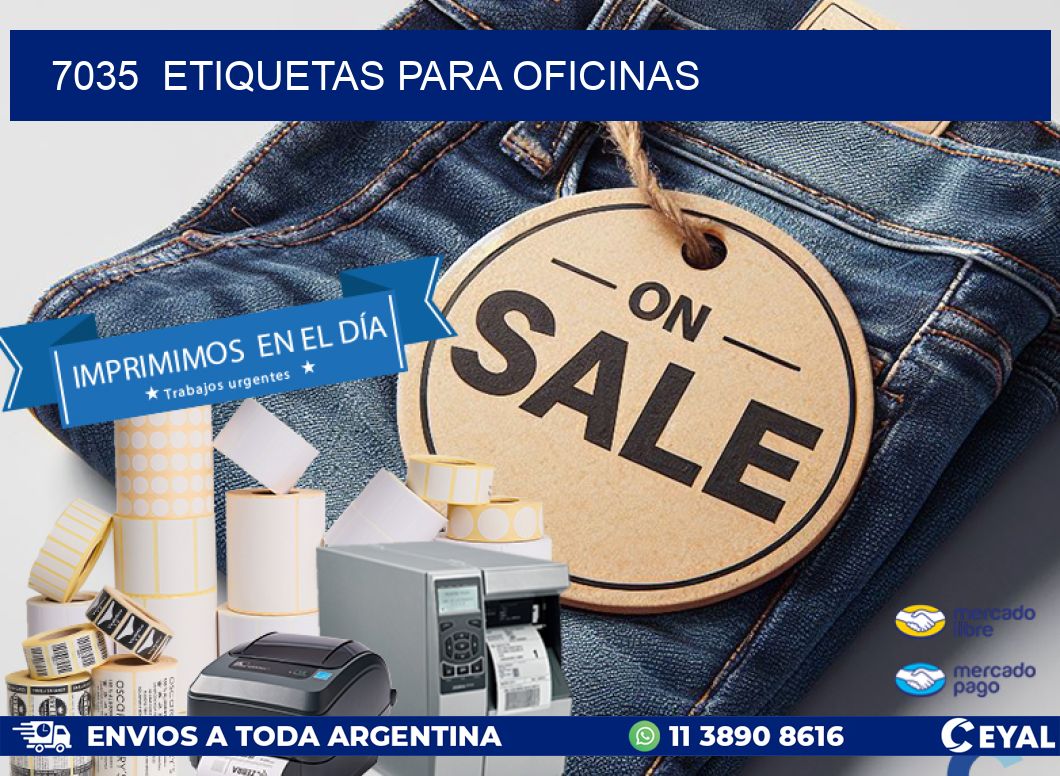 7035  ETIQUETAS PARA OFICINAS