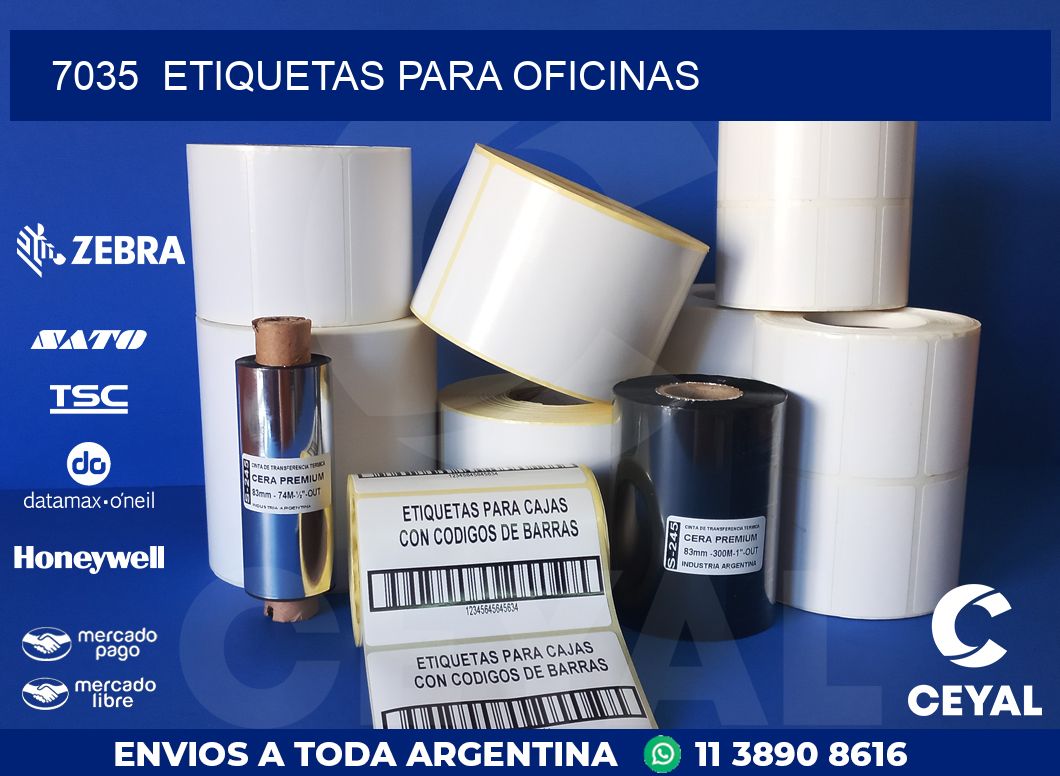 7035  ETIQUETAS PARA OFICINAS