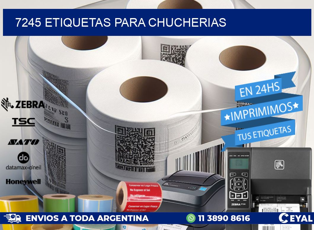 7245 ETIQUETAS PARA CHUCHERIAS