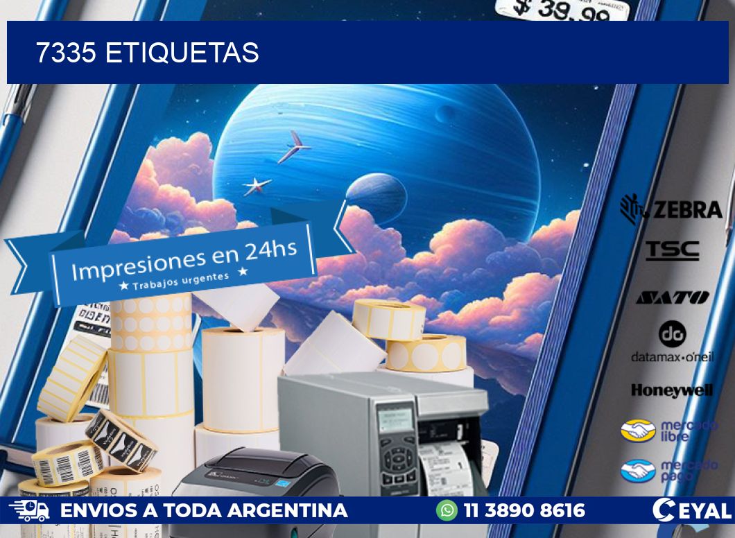7335 ETIQUETAS