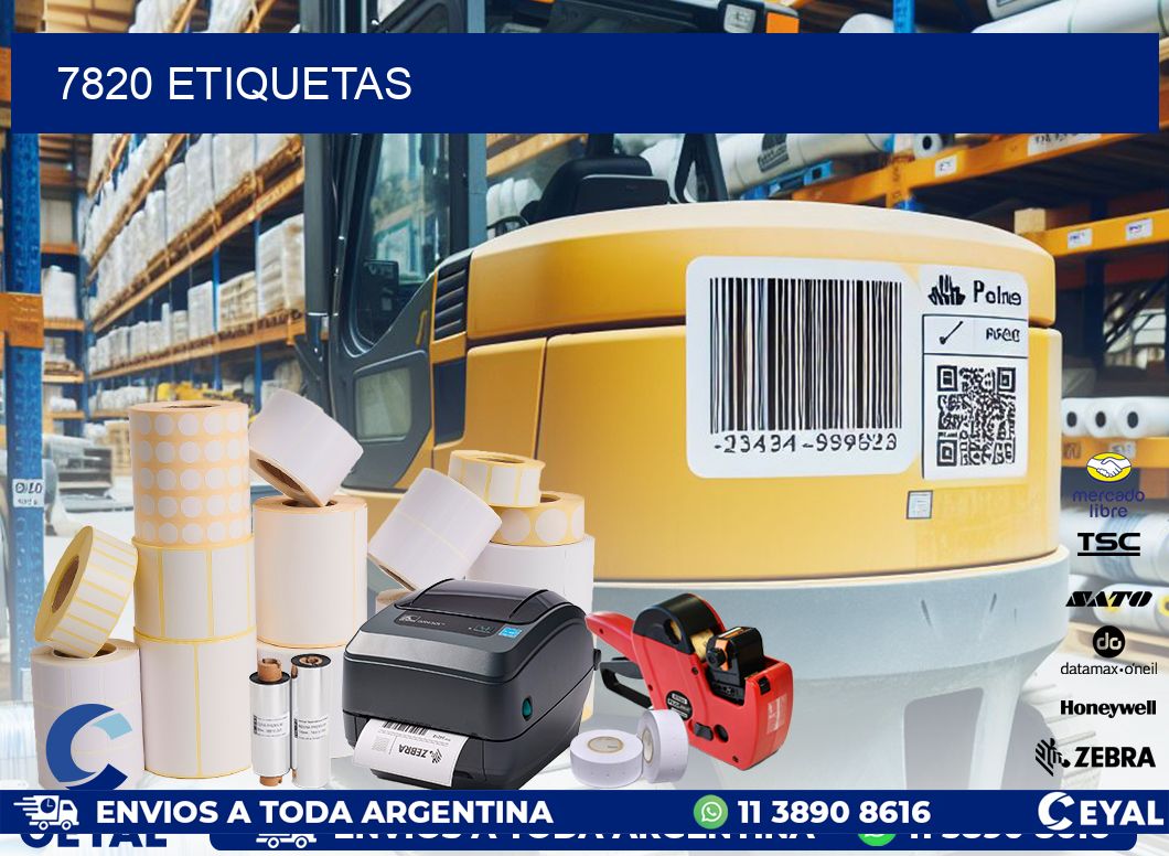7820 ETIQUETAS