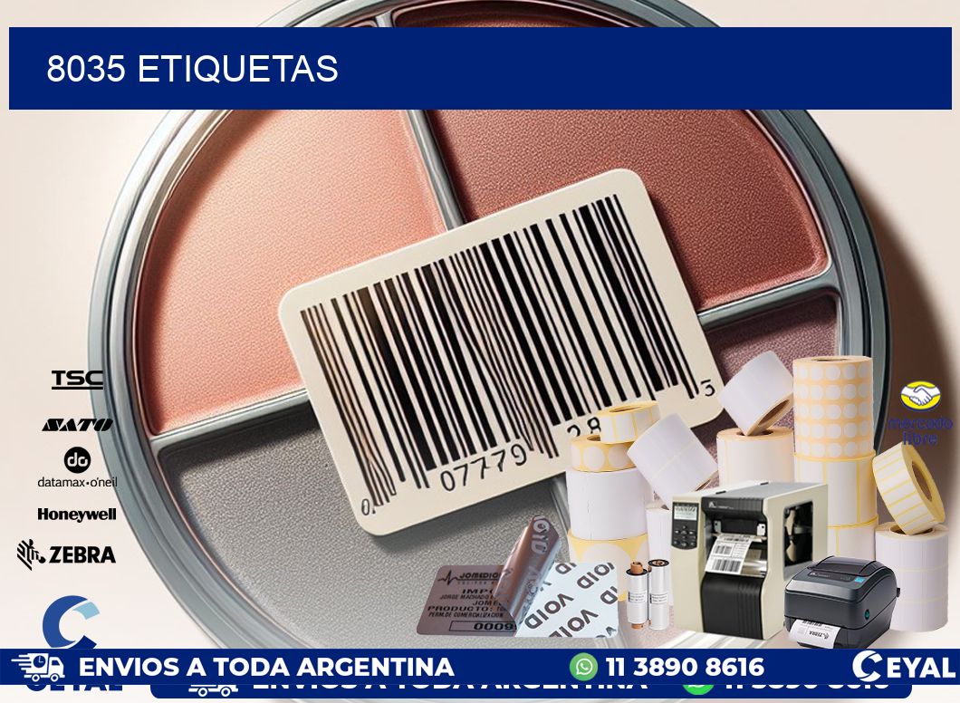 8035 ETIQUETAS