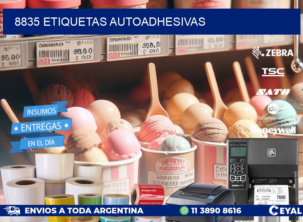 8835 ETIQUETAS AUTOADHESIVAS