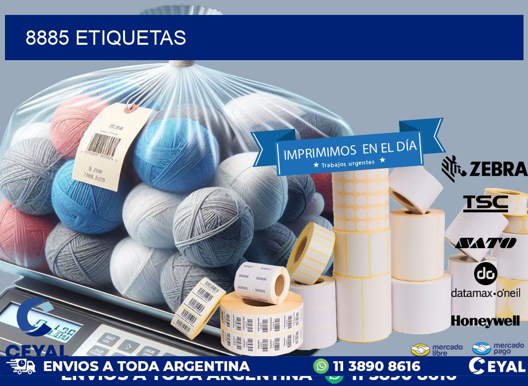 8885 ETIQUETAS