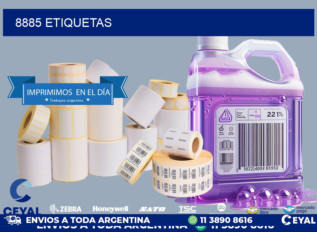 8885 ETIQUETAS