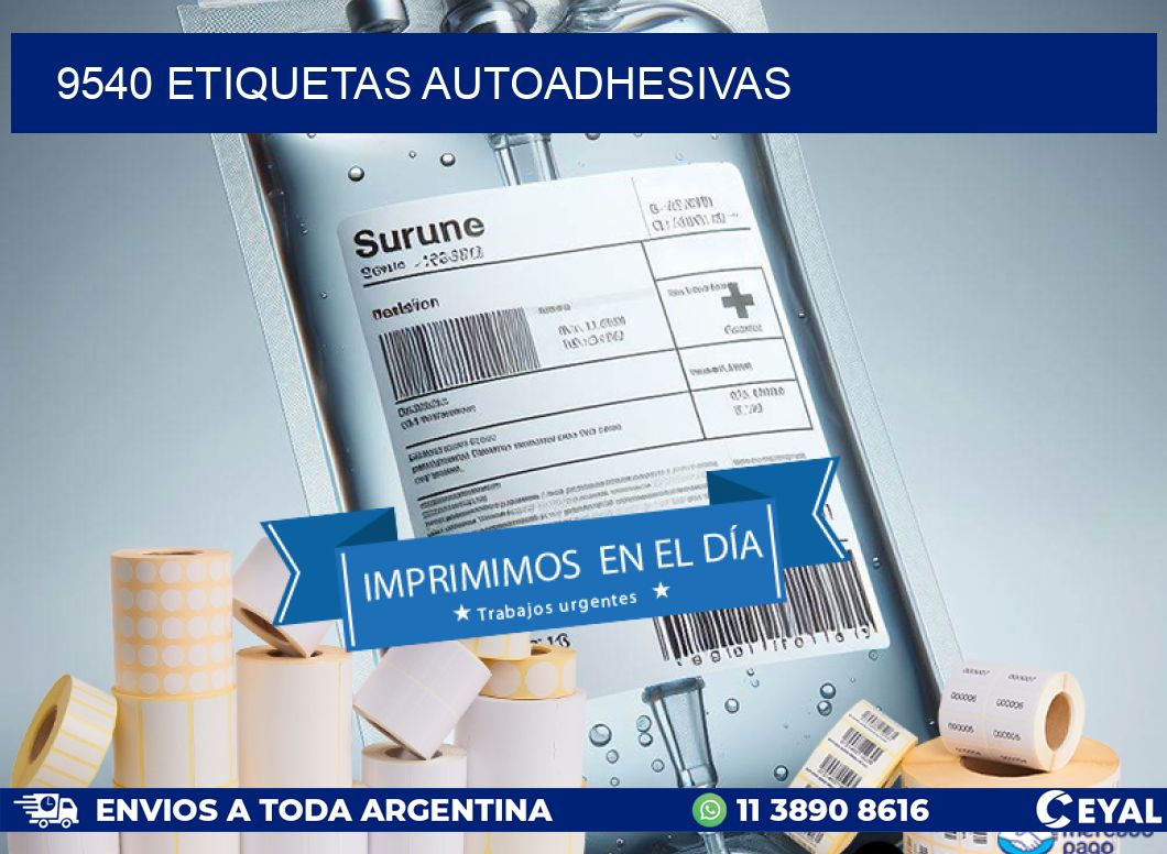 9540 ETIQUETAS AUTOADHESIVAS