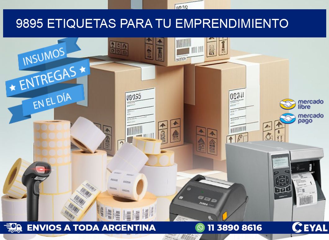 9895 ETIQUETAS PARA TU EMPRENDIMIENTO