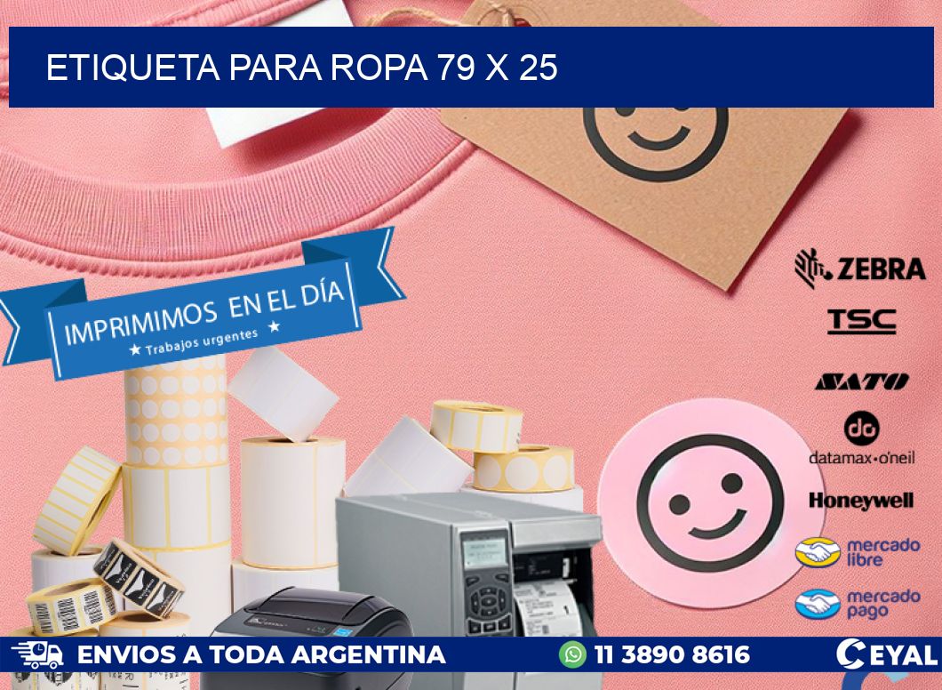 ETIQUETA PARA ROPA 79 x 25