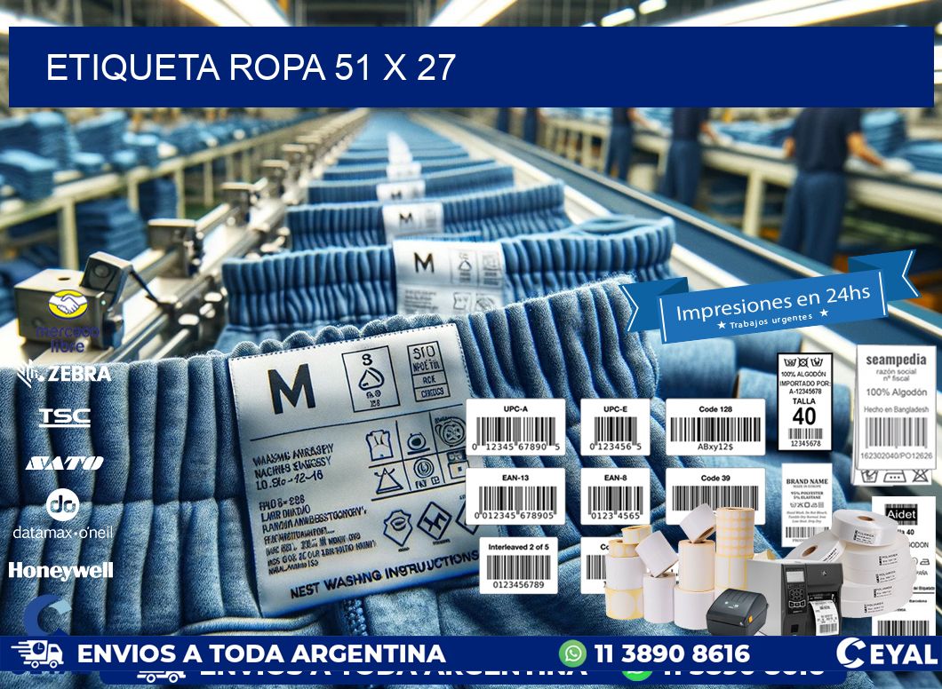 ETIQUETA ROPA 51 x 27