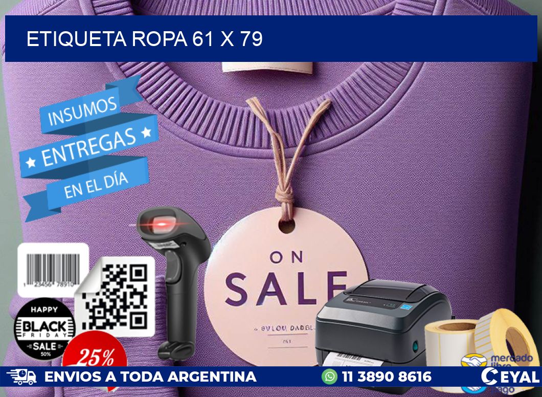 ETIQUETA ROPA 61 x 79