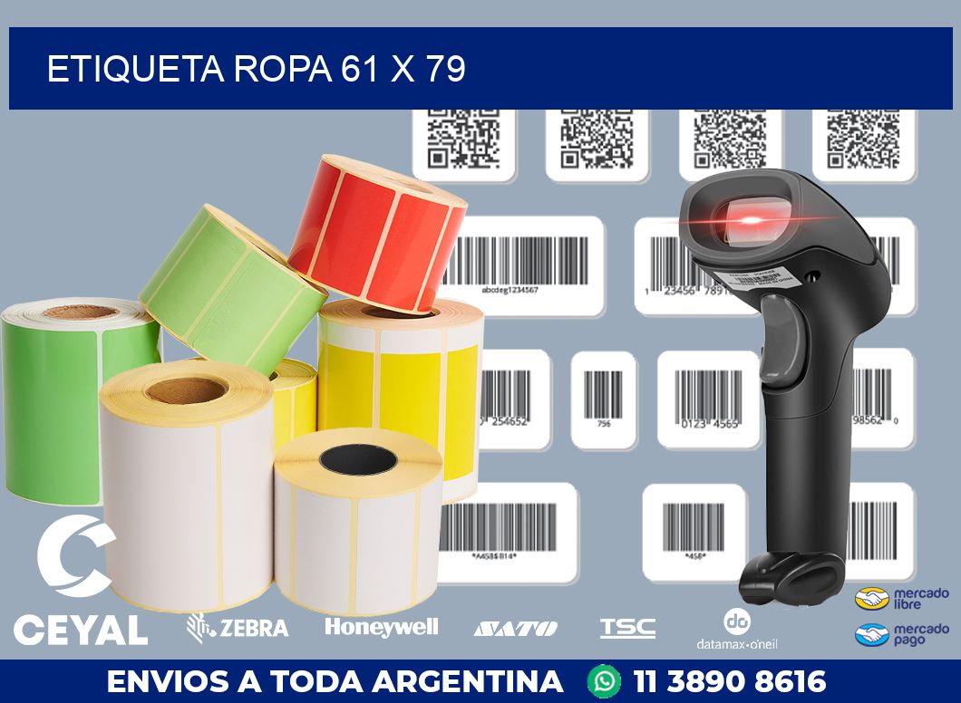 ETIQUETA ROPA 61 x 79