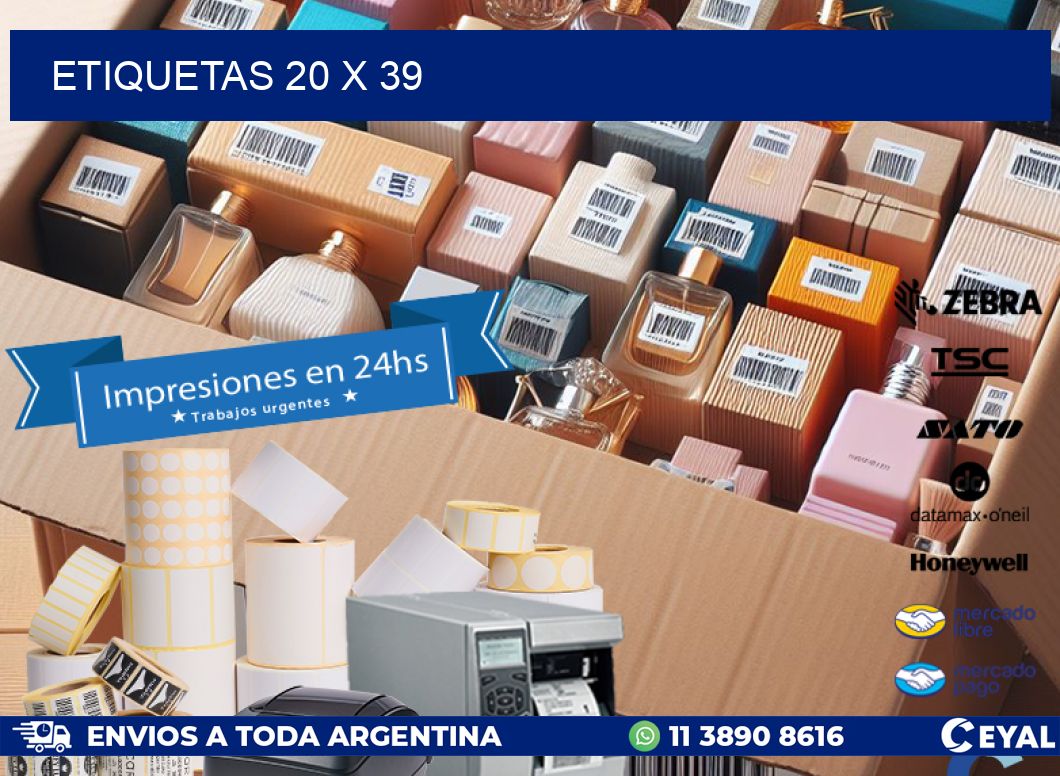 ETIQUETAS 20 x 39