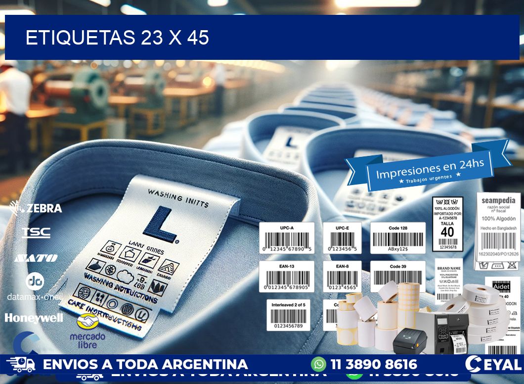 ETIQUETAS 23 x 45