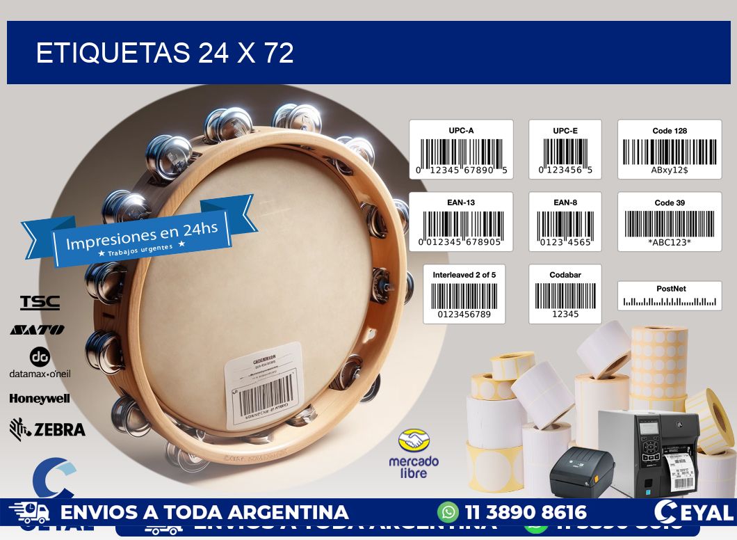 ETIQUETAS 24 x 72