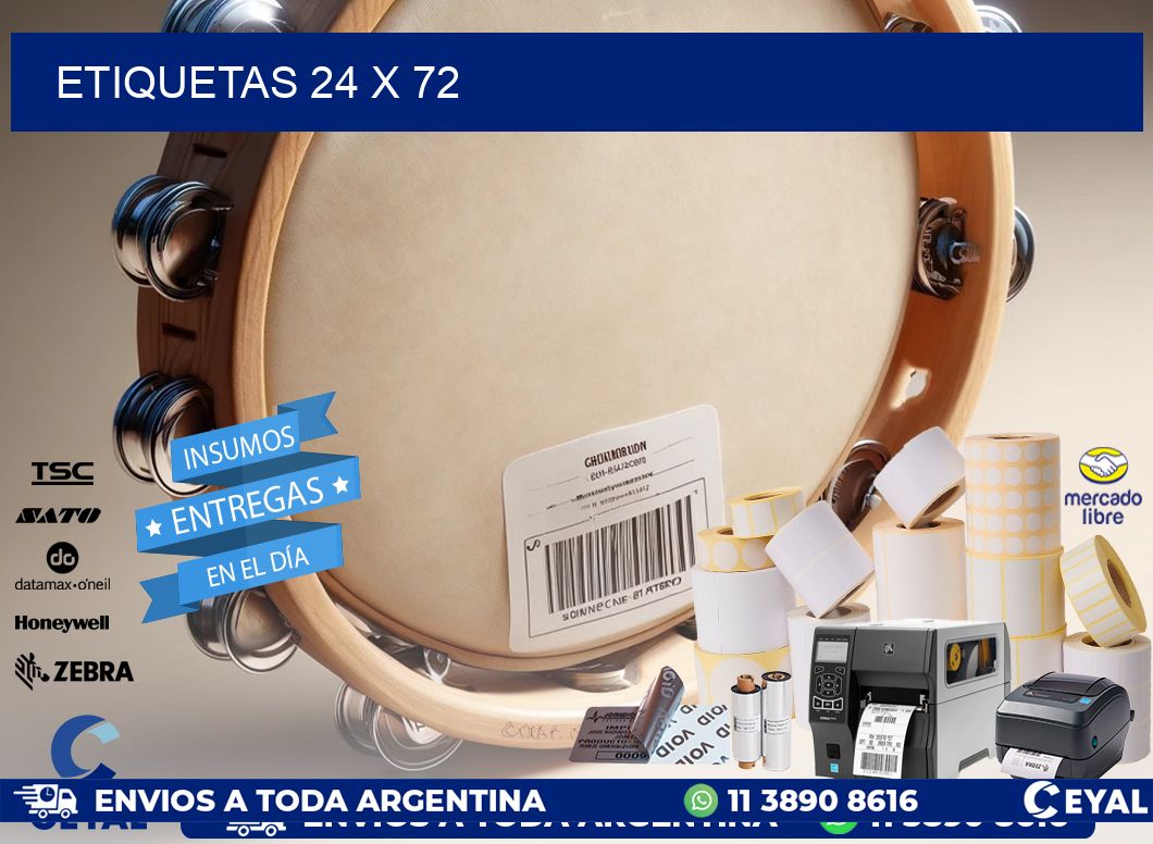 ETIQUETAS 24 x 72